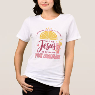 Christian Funny Women’s Jesus Lemonade T-Shirt Tri-Blend Shirt