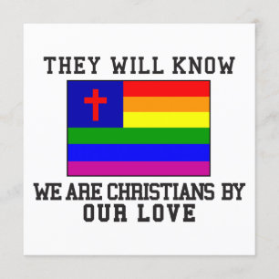 Christian Gay Flag Invitation