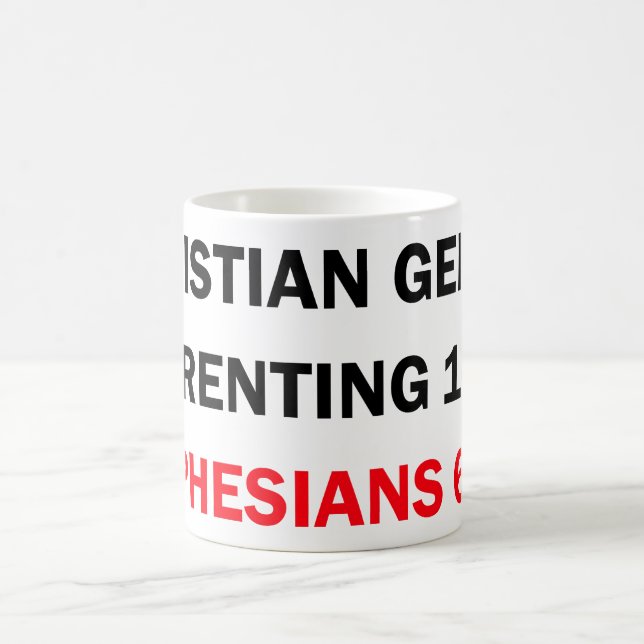 Christian Gentle Parenting 101: Ephesians 6:4 Coffee Mug (Center)