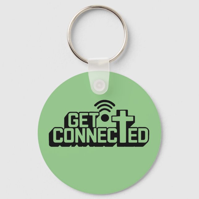 Christian Get Connected Key Ring (Front)