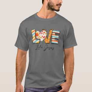 Christian Gift Cheetah Leopard Love Like Jesus Tha T-Shirt
