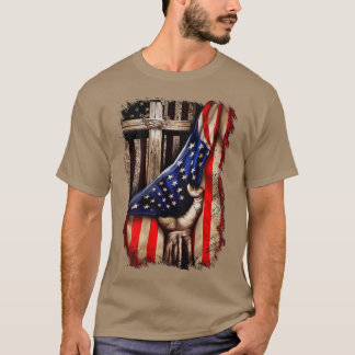 Christian Gift For Men Women Proud American Flag P T-Shirt
