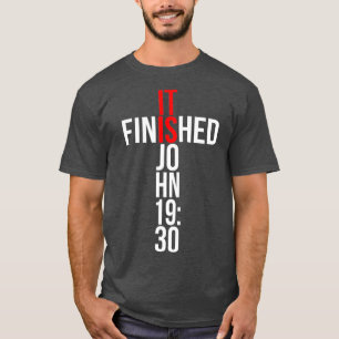 Christian gift idea It is Finished Gospel Bible T-Shirt