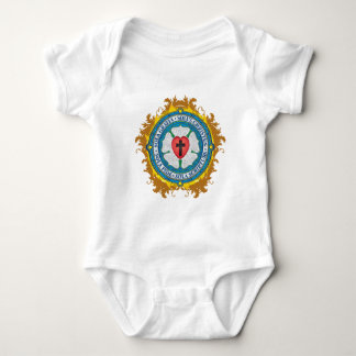 Christian Gift Luther Rose Jesus Cross God Angels Baby Bodysuit