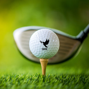 Christian Gift Monogrammed Dove Custom Memorial Golf Balls