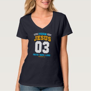 Christian gift Team Jesus 03 Faith Hope Love Chris T-Shirt