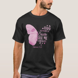 Christian Gift Women Spanish Religious Verse Sayin T-Shirt