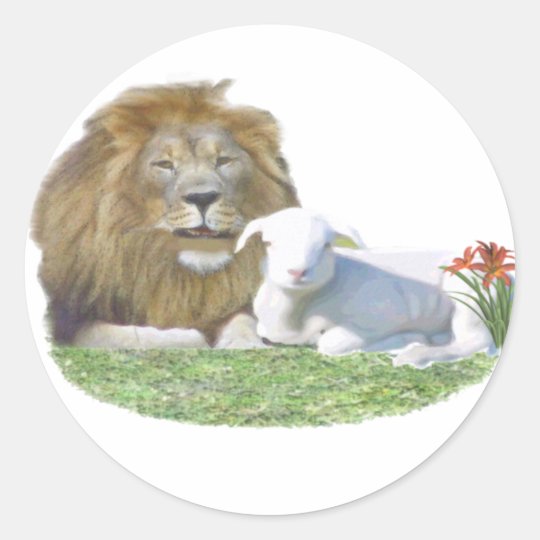 christian gifts classic round sticker