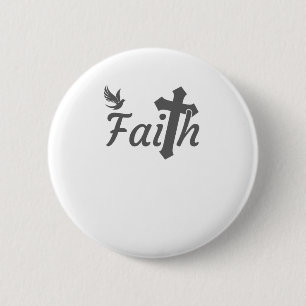 Christian Gifts for Women Christianity Gift Faith 6 Cm Round Badge