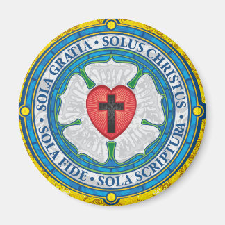 “CHRISTIAN GIFTS” Luther Rose Christian Jesus Lord Magnet