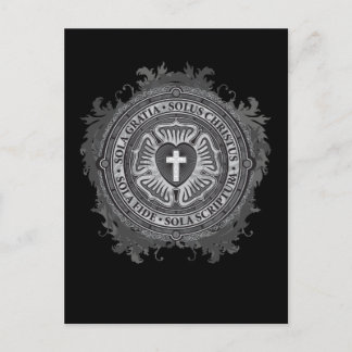 “CHRISTIAN GIFTS” Luther Rose Christian Jesus Lord Postcard