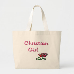 Christian Girl gifts Large Tote Bag