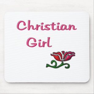 Christian Girl gifts Mouse Mat