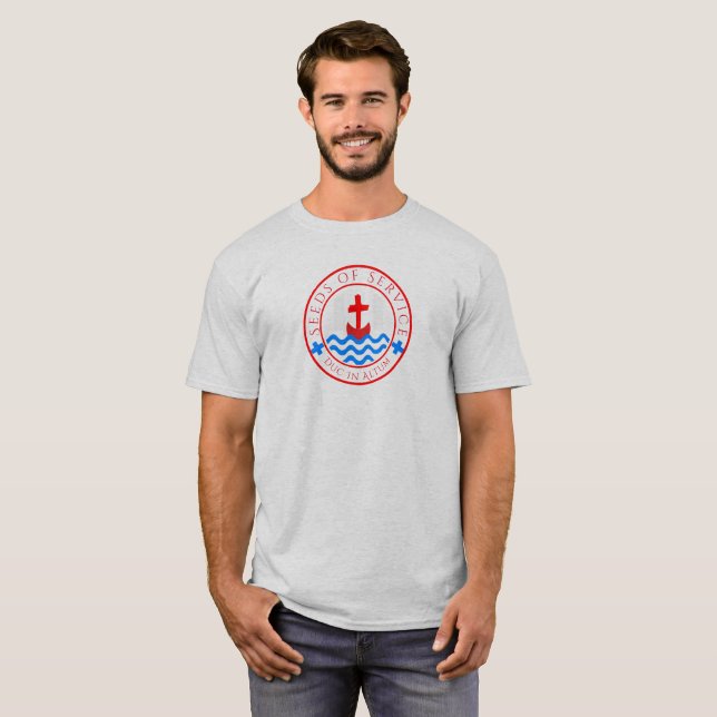 christian go out into the deep duc in altum shirt (Front Full)