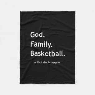 Christian God Family Sketll Jesus Christ Christian Fleece Blanket
