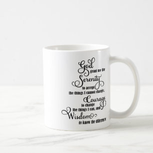 Christian God Grant Me The Serenity To Accept Pray Coffee Mug