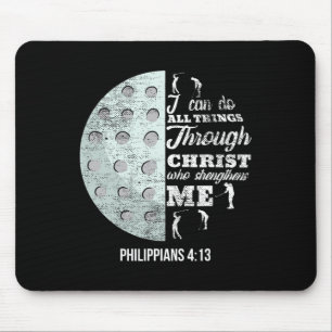 Christian Golf Philippians 413 Golfer Gifts Men Wo Mouse Mat