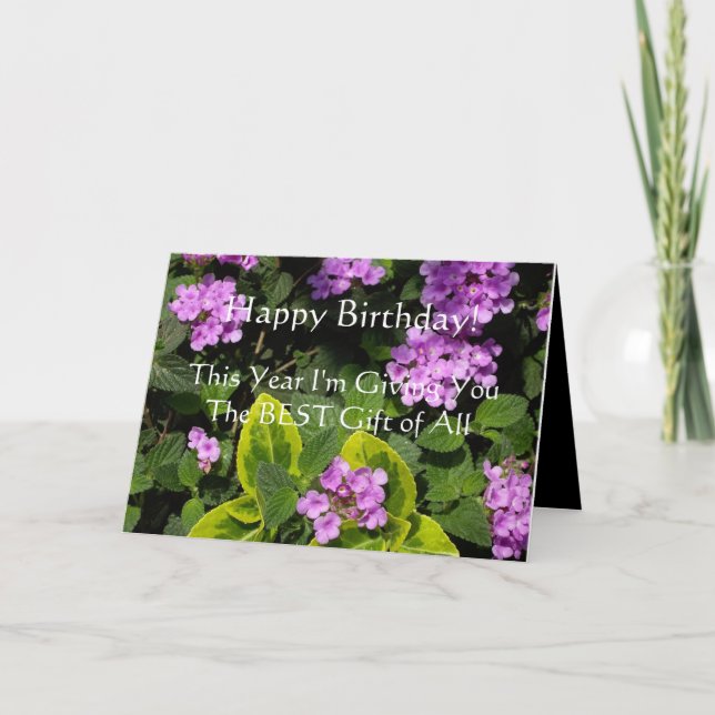 Christian Gospel Birthday Card (Front)
