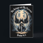 Christian Gothic Guardian Angel Bible Quote Psalm  Card<br><div class="desc">Christian Gothic Guardian Angel Bible Quote Psalm 91_2 Tank Top</div>
