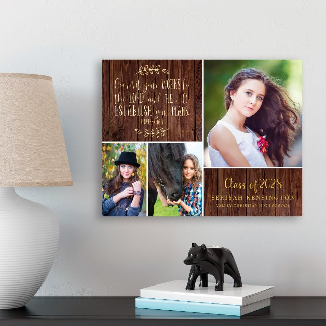 Christian Graduation Bible Verse Graduation Foil Prints (Creator Uploaded)
