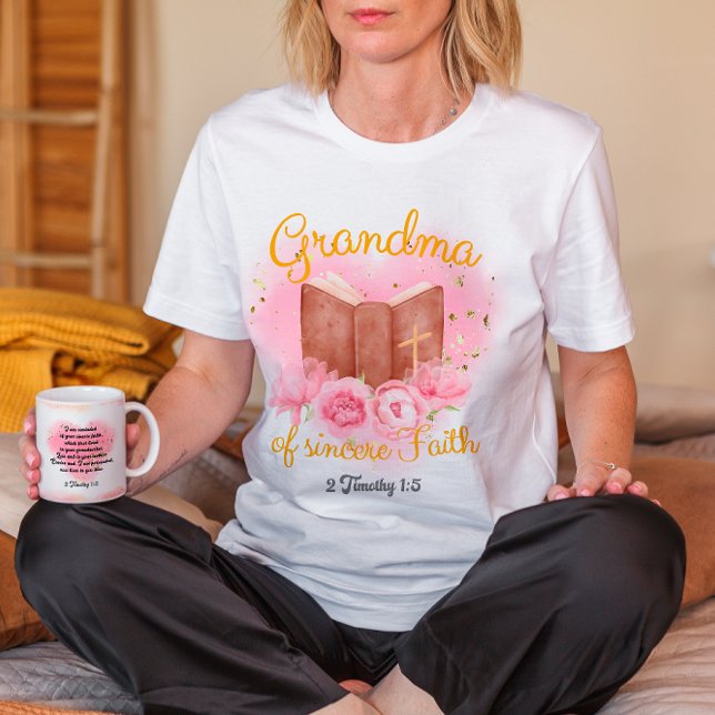 Christian grandmother gift with Bible quote T-Shirt (Creator Uploaded)