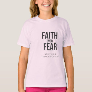 Christian Gym Shirt Faith Over Fear Workout Moti