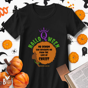 Christian HALLOQWEEN Afro Halloween T-Shirt