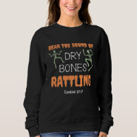 Christian Halloween DRY BONES RATTLING Ladies