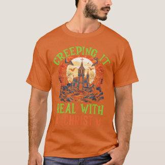 Christian Halloween Jesus Christ Trick Or Treat Ch T-Shirt