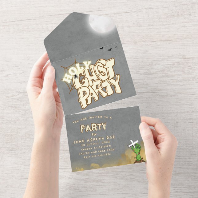 Christian Halloween Party Invites  (Tearaway)