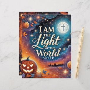 Christian Halloween Scripture Scrapbook Paper