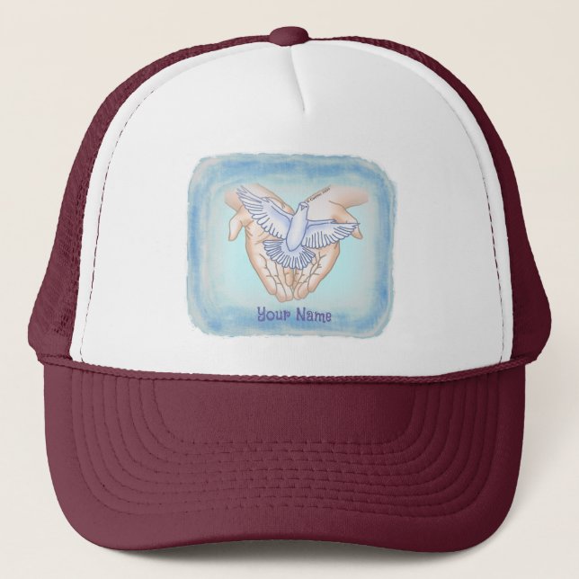 Christian Hands Dove hat (Front)