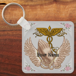 Christian Hands Nurse keychain