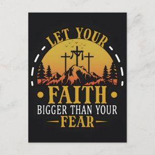 Christian He is Risen Faux Holiday Postcard