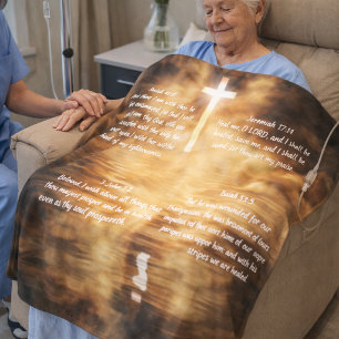 Christian Healing Prayer Shawl Lap Blanket