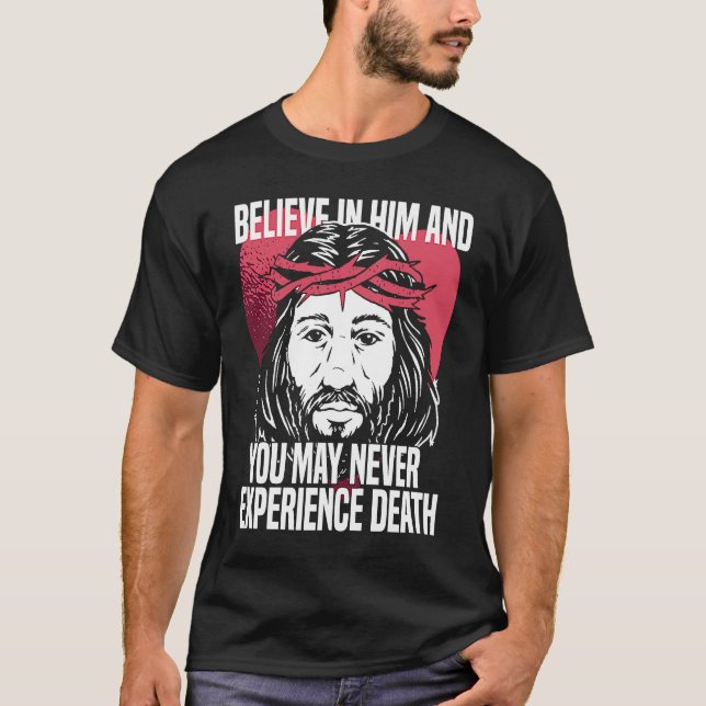 Christian Heart Jesus  Catholic Bible Religion Chr T-Shirt (Front)