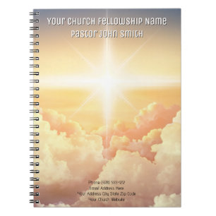 Christian Heavenly Cloud Church Business  Notebook