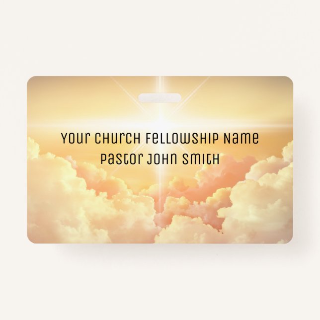 Christian Heavenly Cloud Church  ID Badge (Front)