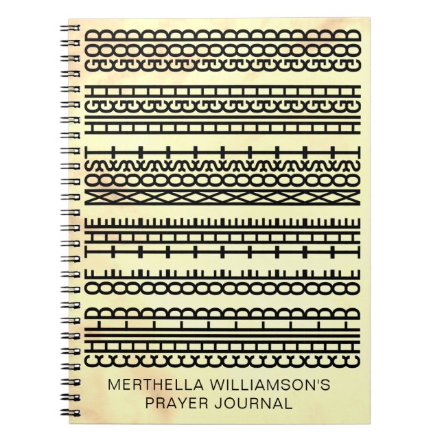 Christian Hidden Message CHILD MOST HIGH GOD  Notebook (Front)