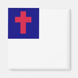 Christian High quality Flag Magnet