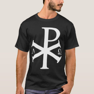 Christian History Alpha Omega Chi Rho byzantine Ch T-Shirt