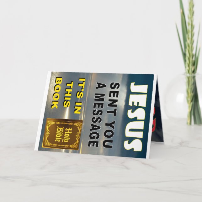 CHRISTIAN HOLIDAY CARD (Front)