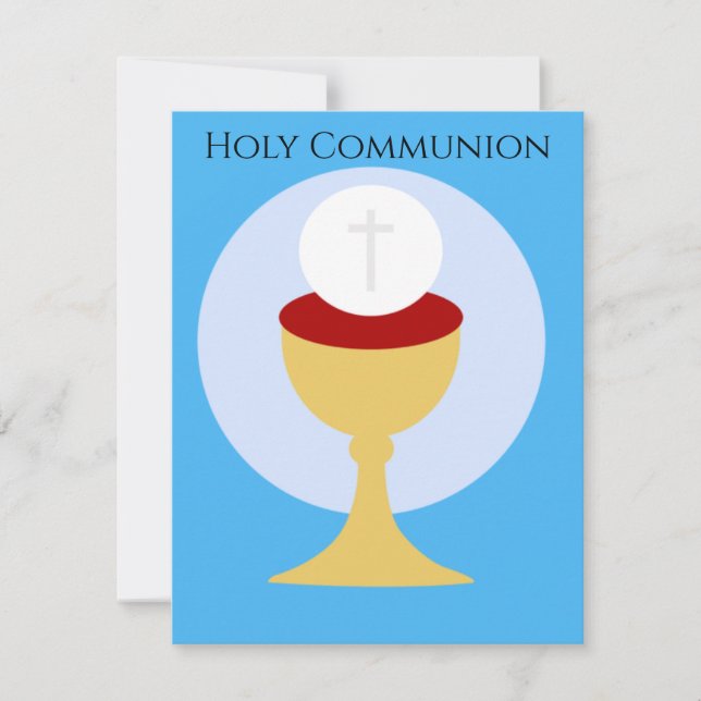 Christian Holy Communion Invitation (Front)