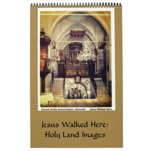 Christian Holy Land Religious Sacred Sites Calendar