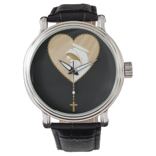 Christian Holy Rosary Watch