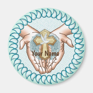 Christian Holy Spirit Hands Magnet