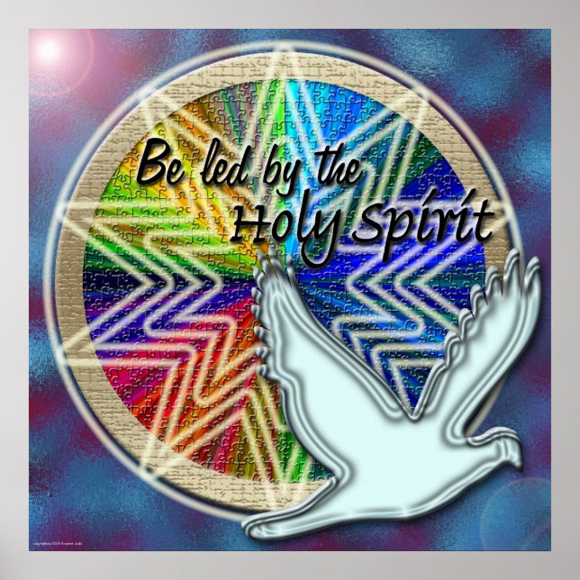 Christian Holy Spirit Themed Poster (Front)