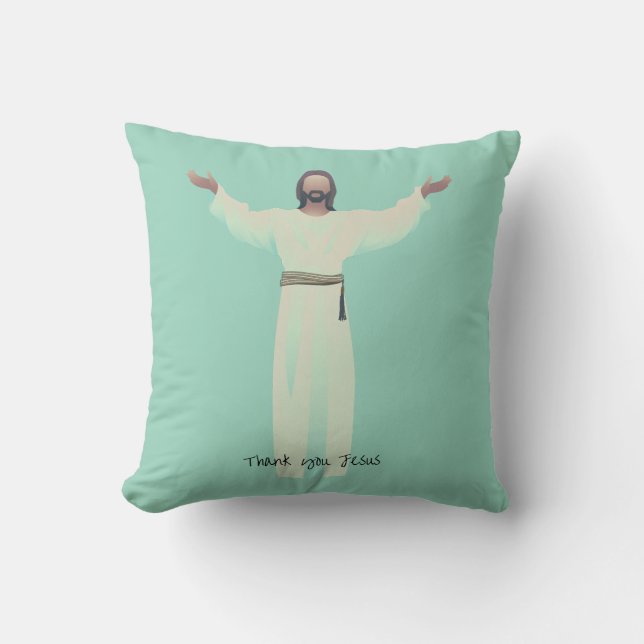 Christian Home Decor Graduation Gift, Throw Pillow (Front)