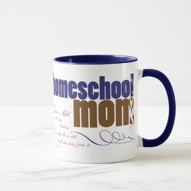 Christian homeschool mug - Homeschool Mum (Right)