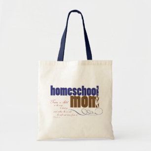 Christian homeschool tote: Homeschool Mum Tote Bag